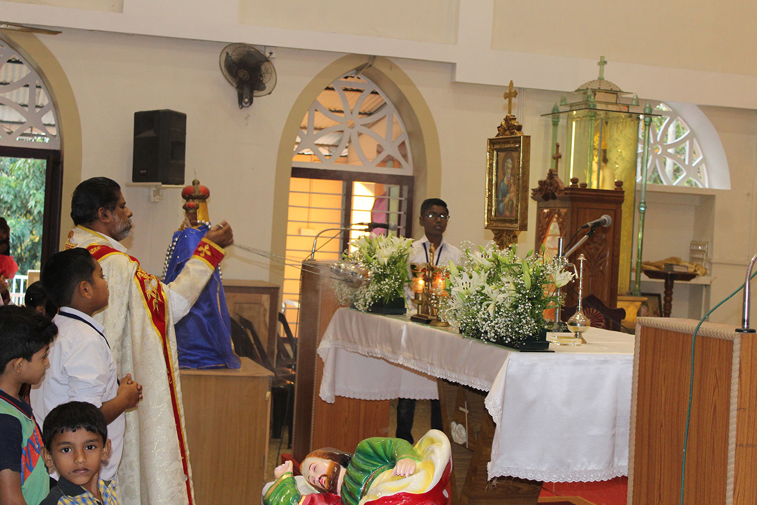 Sleeping St. Joseph, Cherumkuzhy Church