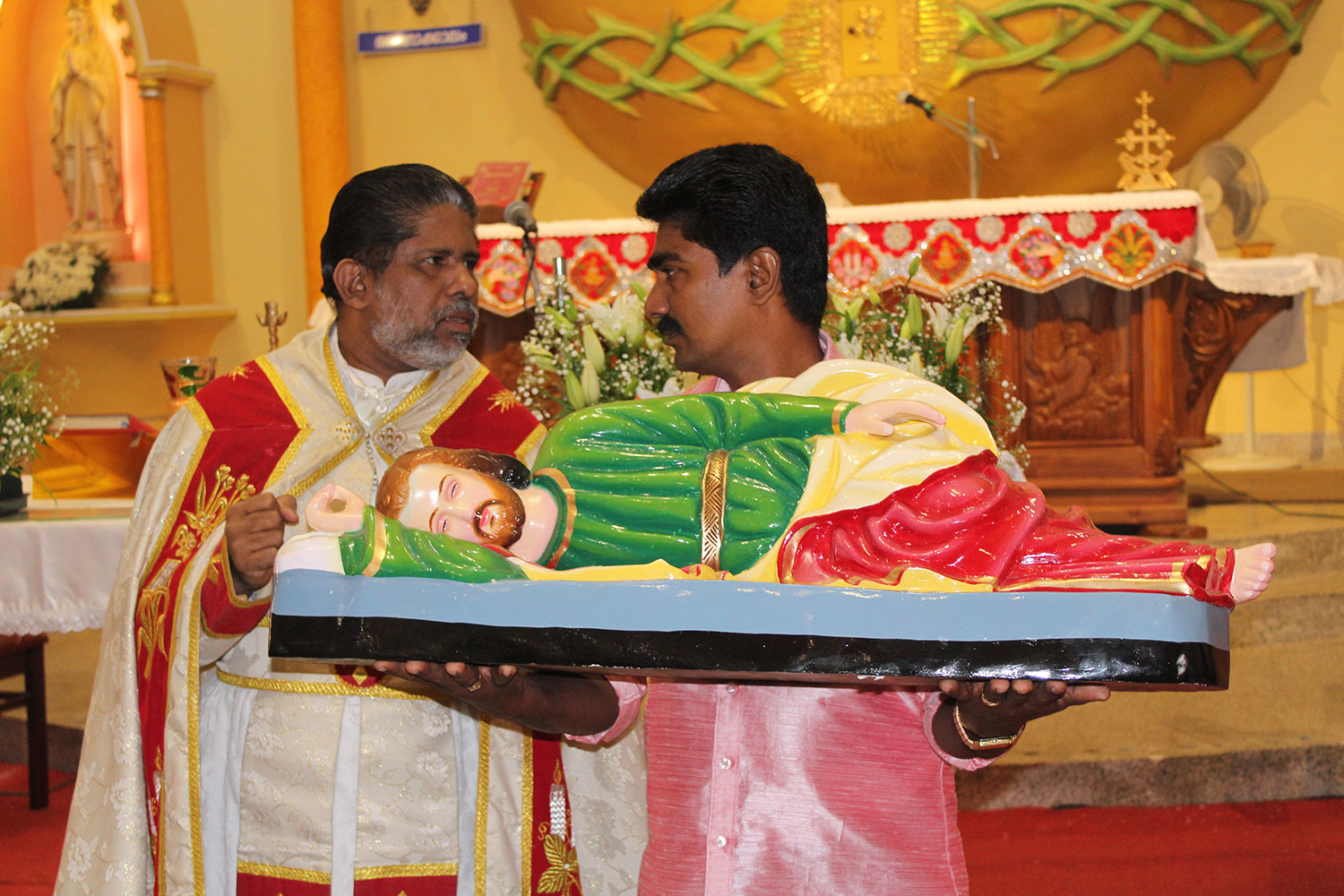 Sleeping St. Joseph, Cherumkuzhy Church