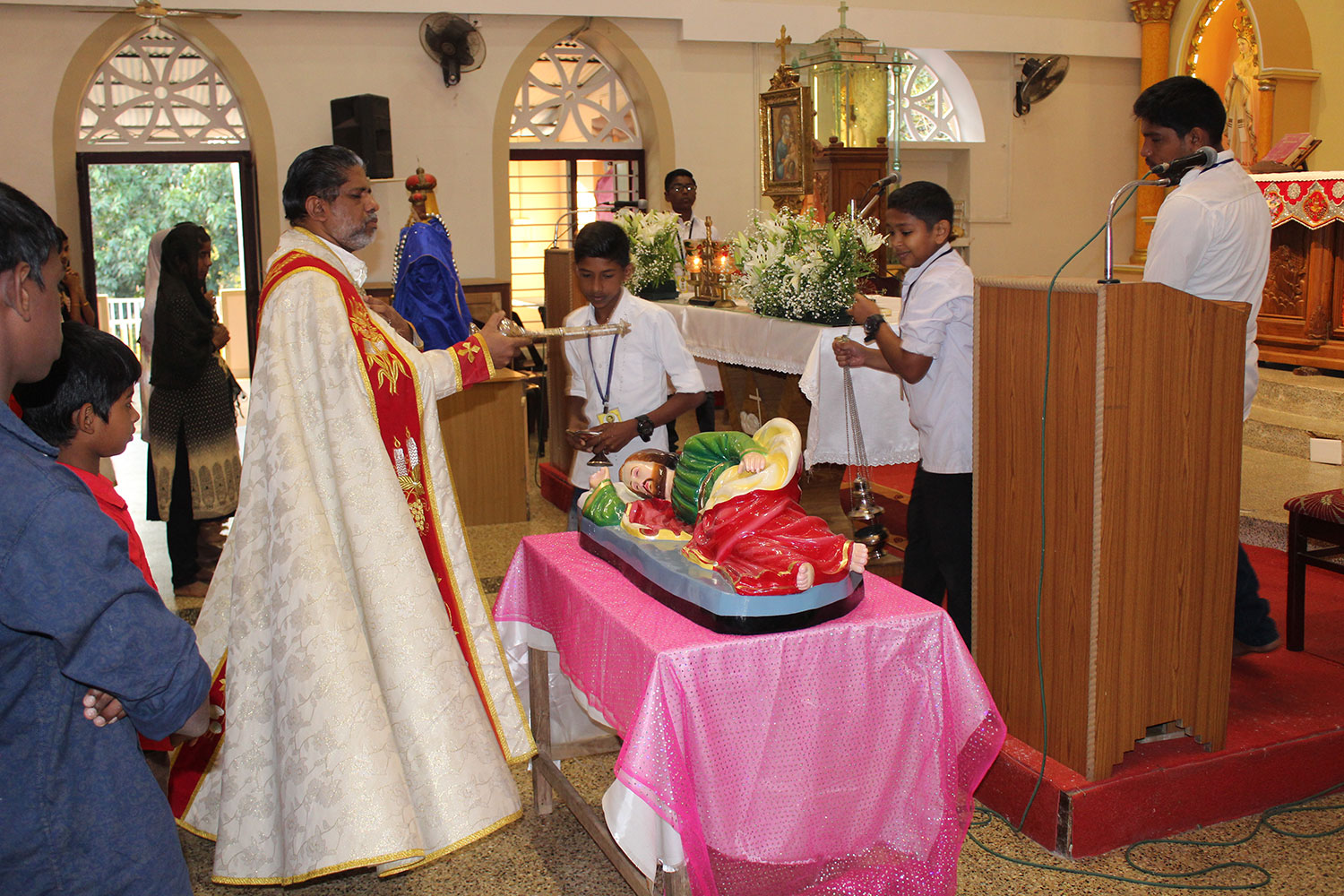 Sleeping St. Joseph, Cherumkuzhy Church