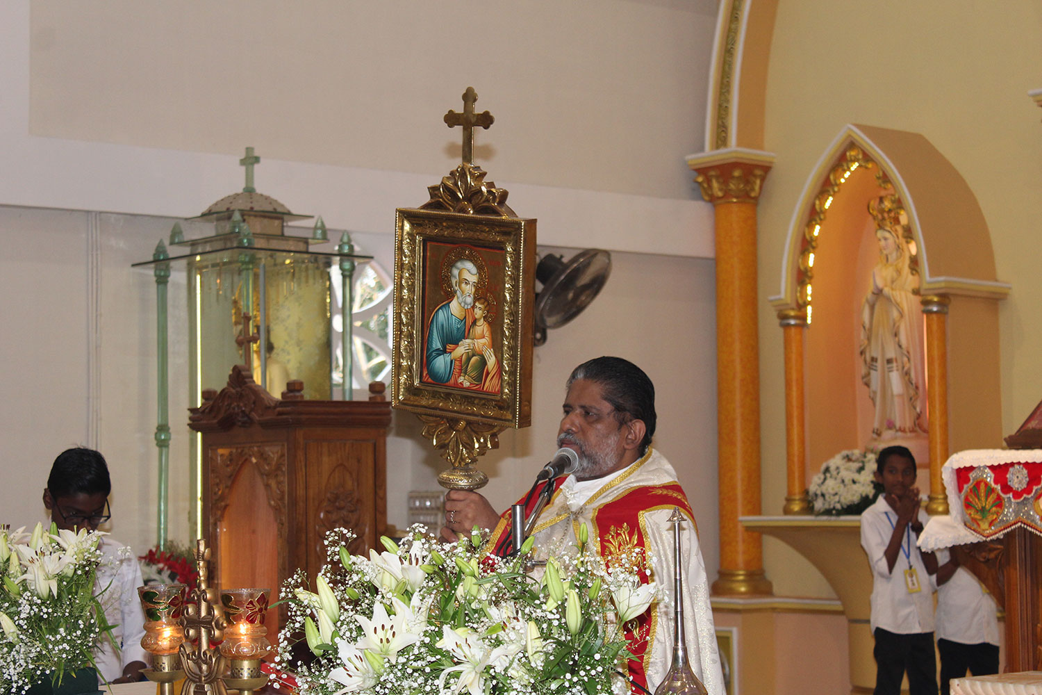 Sleeping St. Joseph, Cherumkuzhy Church