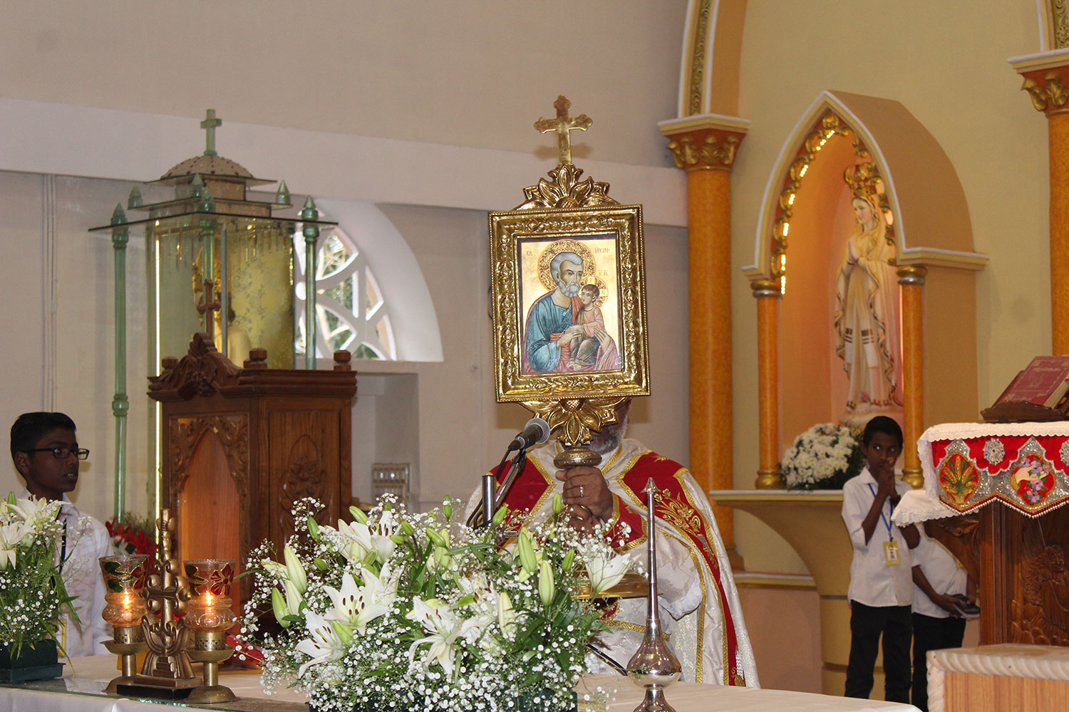 Sleeping St. Joseph, Cherumkuzhy Church