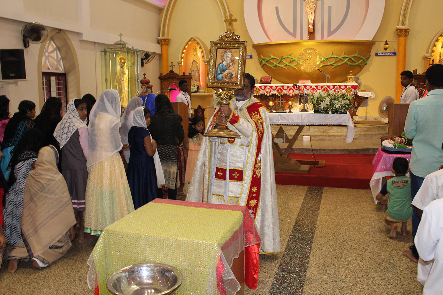 Sleeping St. Joseph, Cherumkuzhy Church