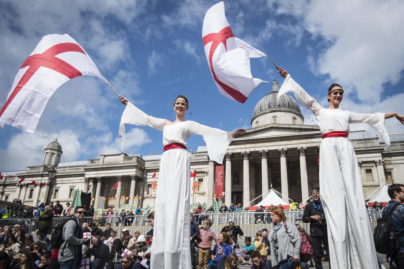 Saint George Day (Feast of Saint George) day celebrations, London.